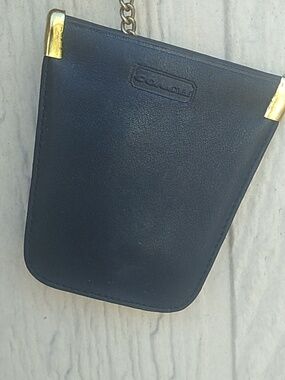 Vintage Coach Leather Keychain Coin Purse